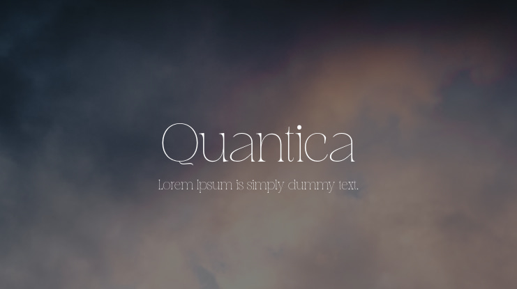 Quantica Font