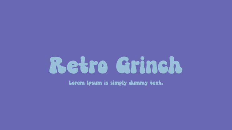 Retro Grinch Font