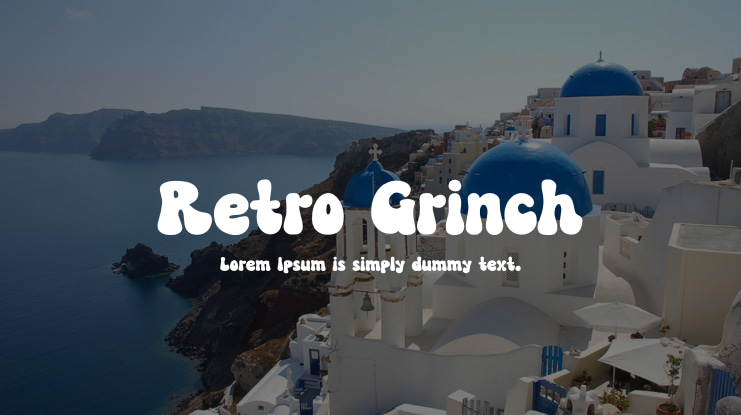 Retro Grinch Font