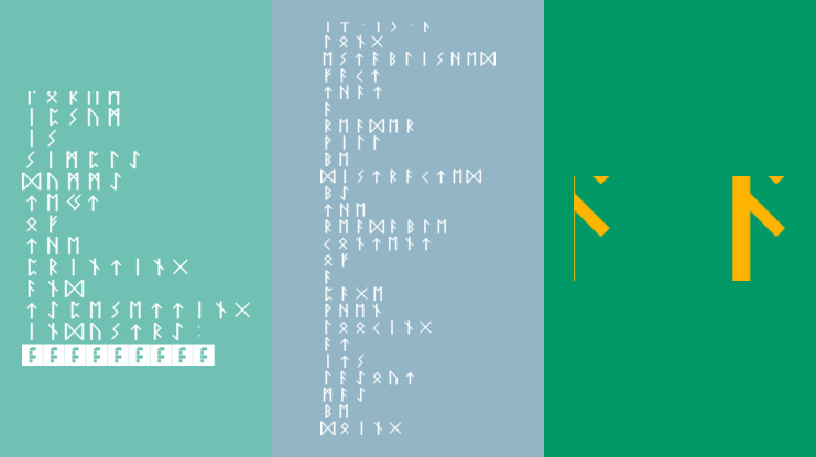Elder Futhark 2 Font