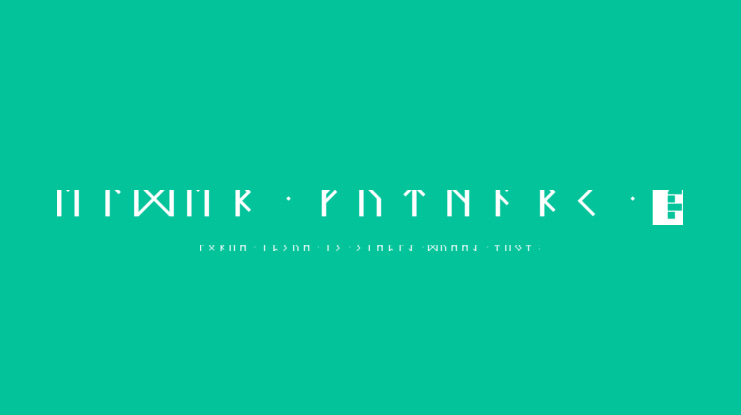 Elder Futhark 2 Font