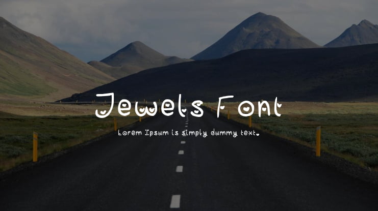 Jewels Font