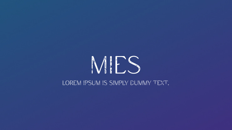 Mies Font