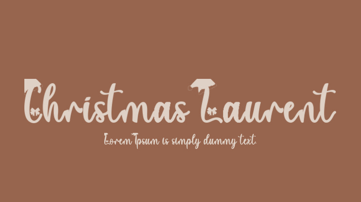Christmas Laurent Font