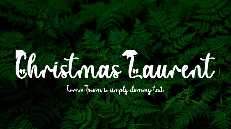 Christmas Laurent Font