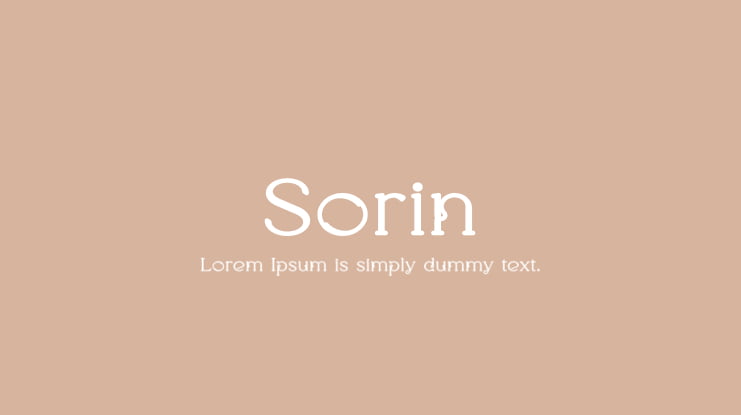 Sorin Font
