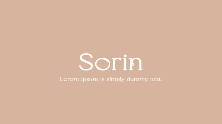 Sorin Font