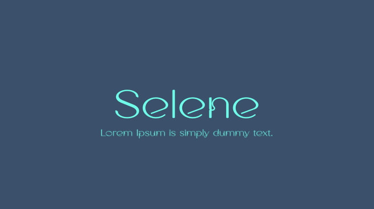 Selene Font