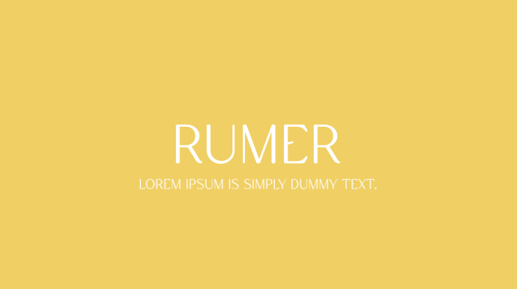Rumer Font