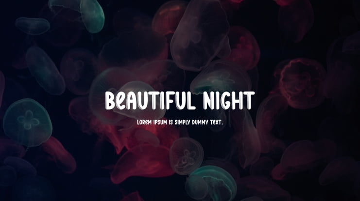 Beautiful Night Font