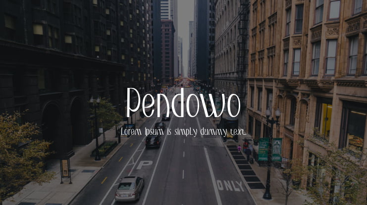 Pendowo Font
