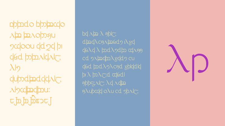 Tengwar 3+4+5 Font Family