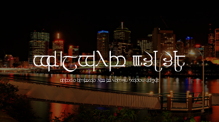 Tengwar 3+4+5 Font Family