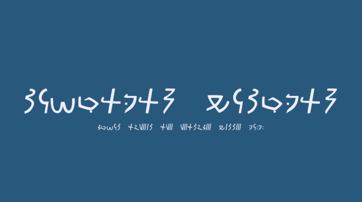 Meroitic Demotic Font