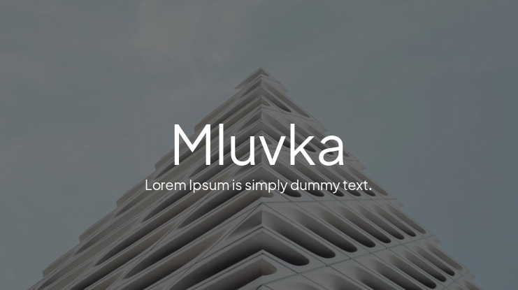 Mluvka Font Family