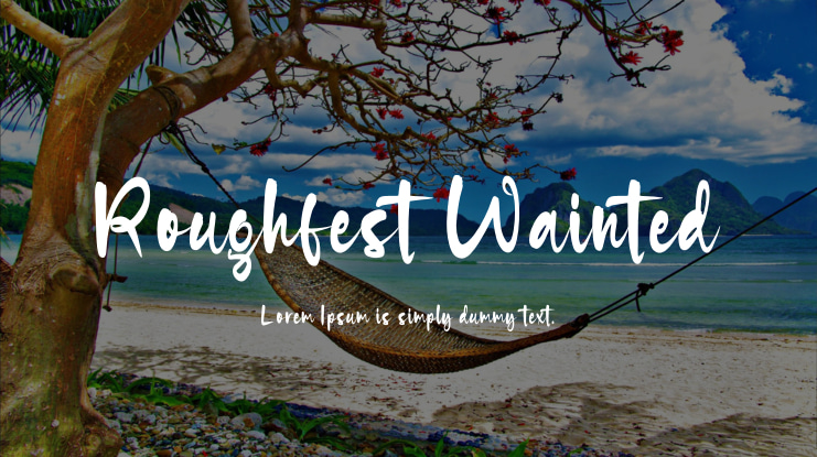 Roughfest Wainted Font Family
