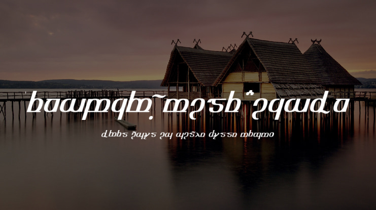 Tengwar Optime Diagon Font Family