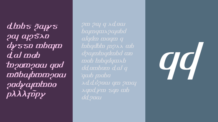 Tengwar Optime Diagon Font Family