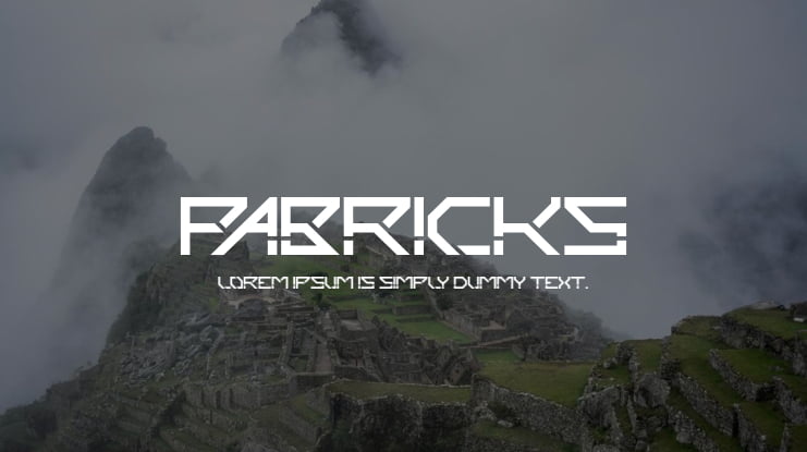 Pabricks Font