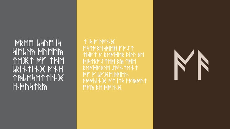 Norse Code Font