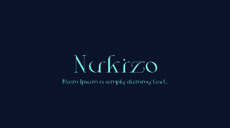 Nukizo Font