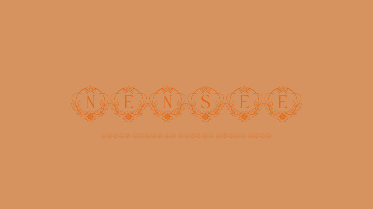 NENSEE Font