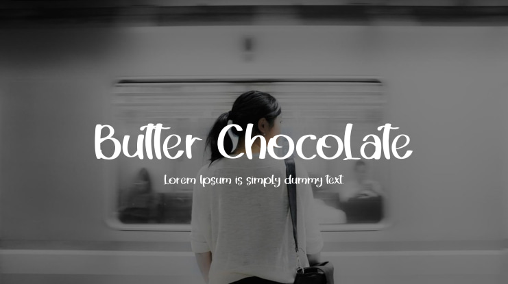 Butter Chocolate Font