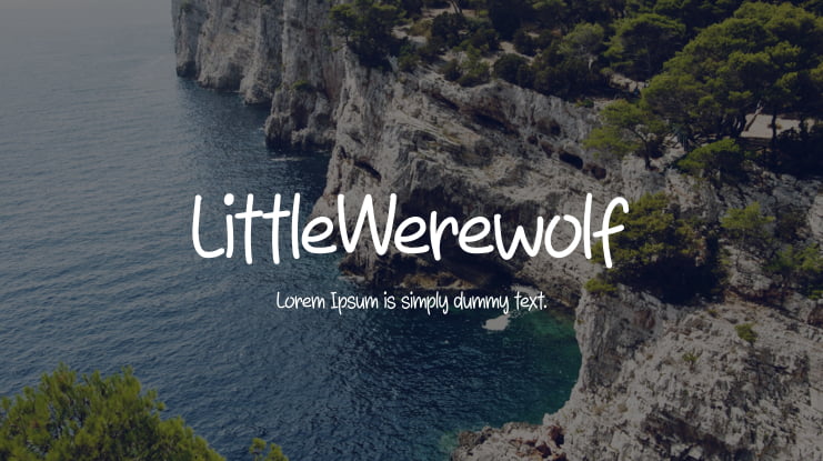 LittleWerewolf Font
