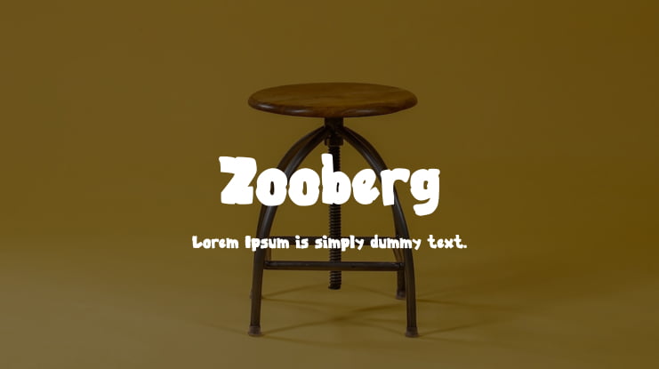 Zooberg Font