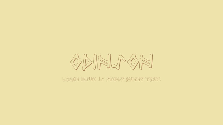 Odinson Font Family