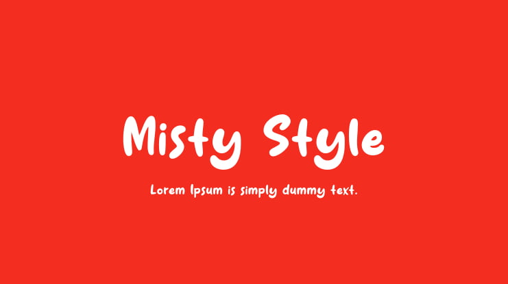 Misty Style Font