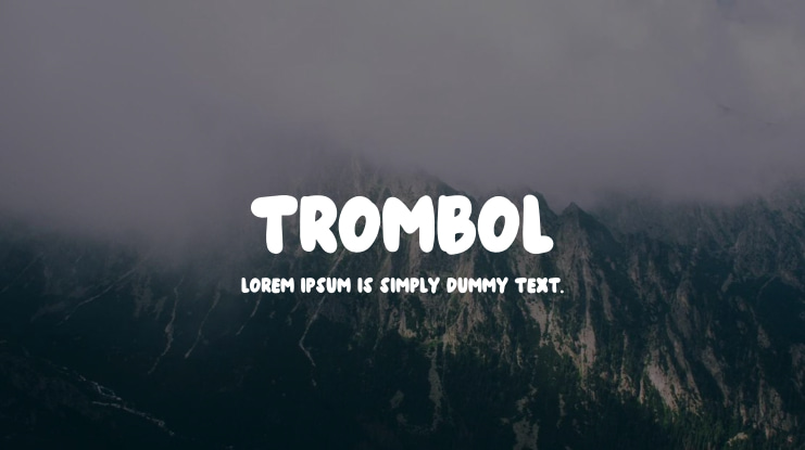 Trombol Font