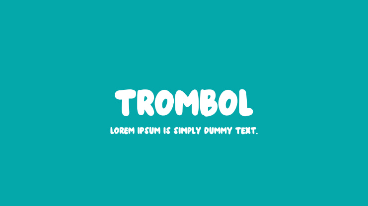 Trombol Font