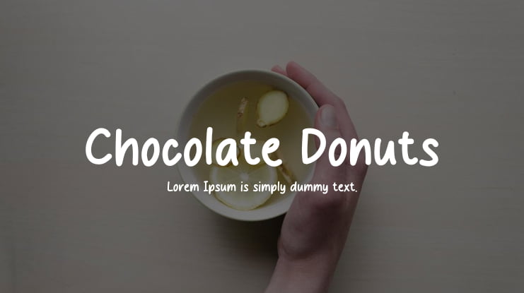Chocolate Donuts Font