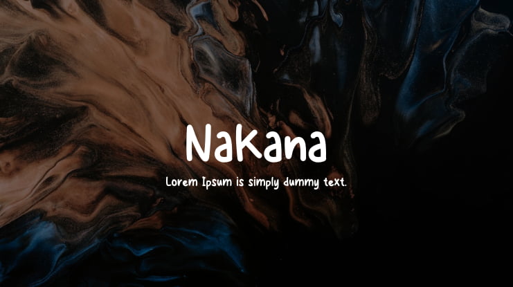 Nakana Font