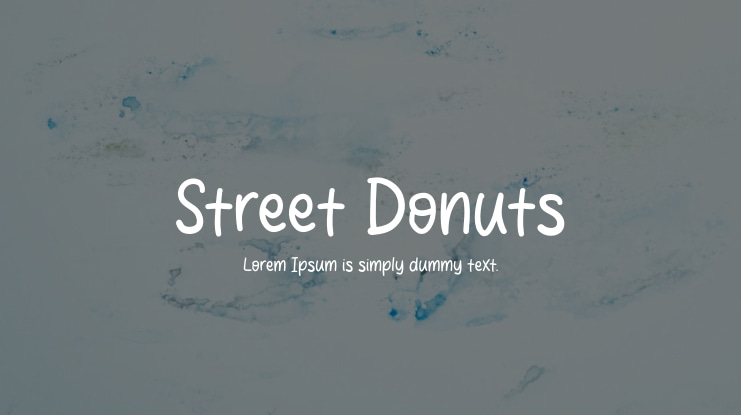 Street Donuts Font