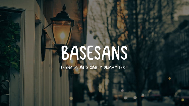 Basesans Font