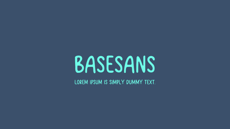Basesans Font