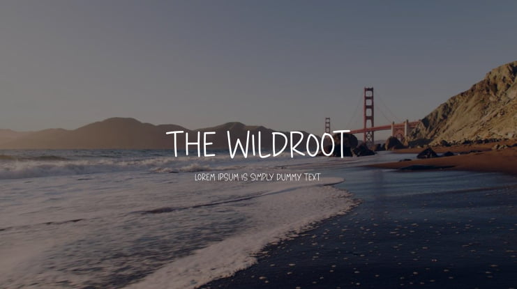 The Wildroot Font