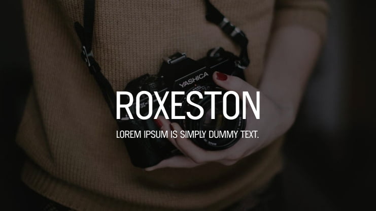 ROXESTON Font