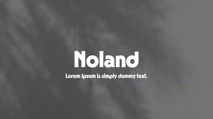 Noland Font