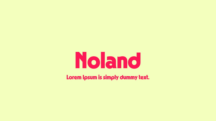 Noland Font