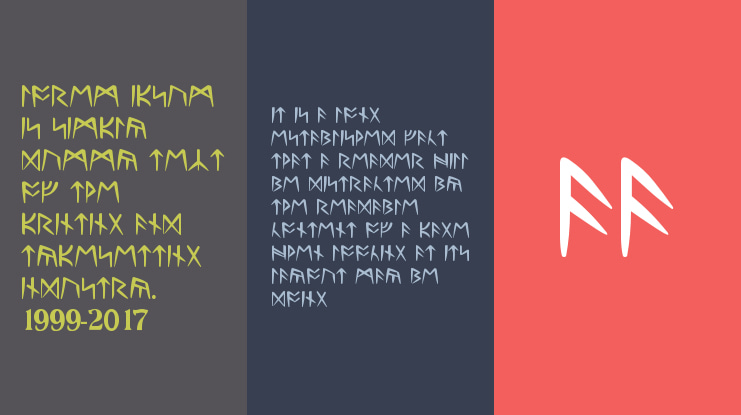 Ultima Runes Font Family