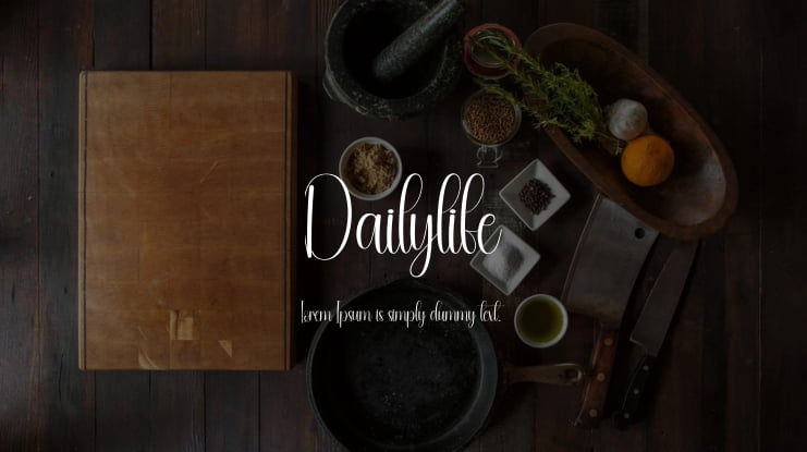 Dailylife Font
