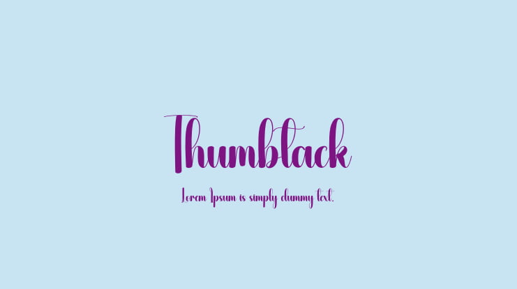 Thumbtack Font