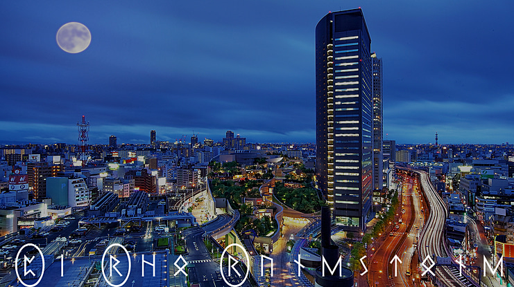 Pi Rho Runestones Font