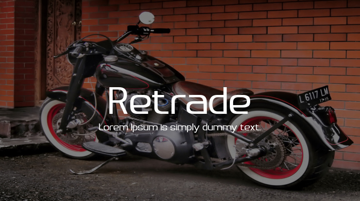 Retrade Font