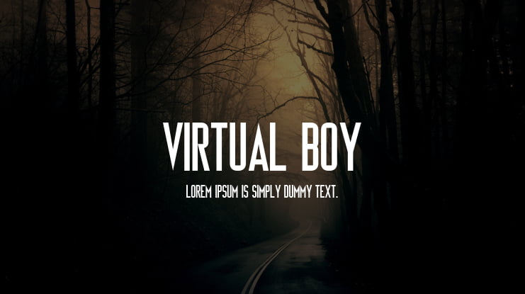 Virtual Boy Font
