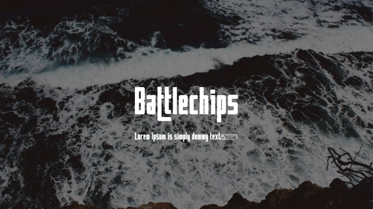 Battlechips Font