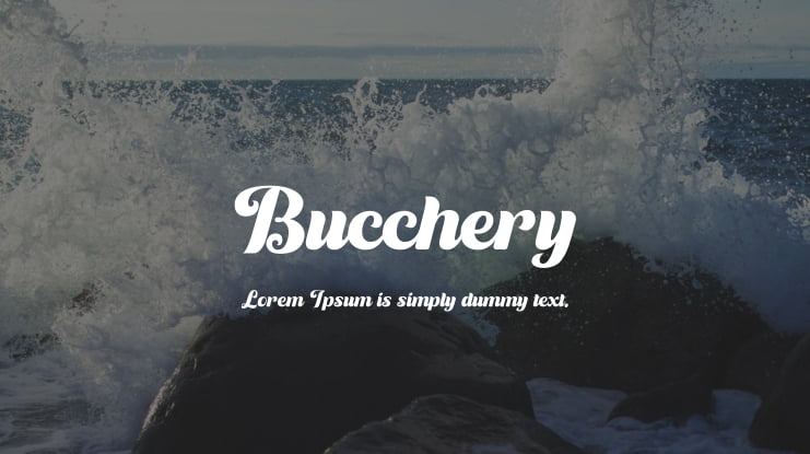 Bucchery Font